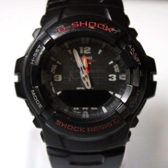 Casio G-Shock Black Sport Watch Mens Sports Outdoor Shock Resist Analog Digital - Picture 3 of 11